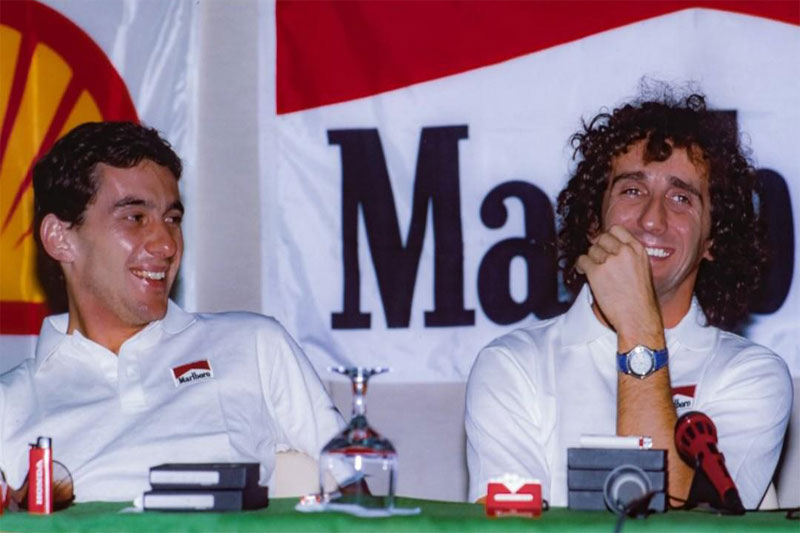 Alain Prost wymownie uczcił kolejną rocznicę śmierci Ayrtona Senny