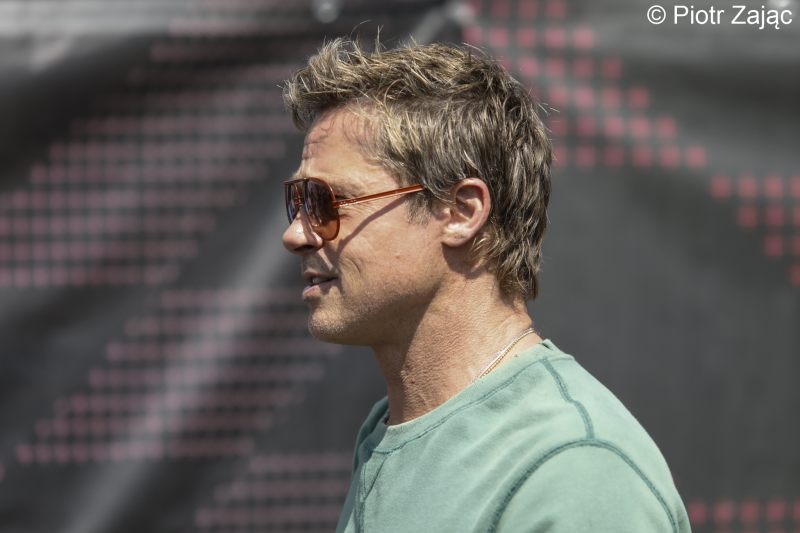 Brad Pitt przetestował bolid McLarena na torze COTA
