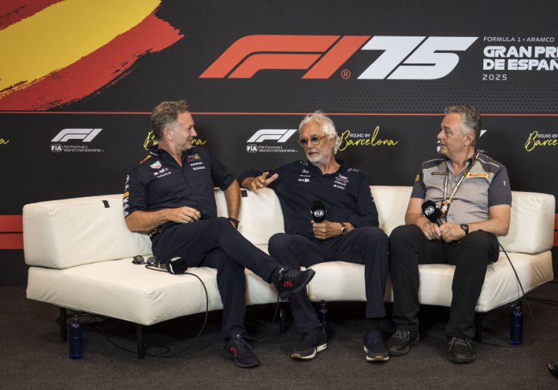 Briatore zrobił show na pierwszej konferencji prasowej po powrocie do F1